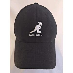 Kangol Black Hat Fitted OSFA Wool Vintage OG‎ Original Kangol Blue Baseball Cap